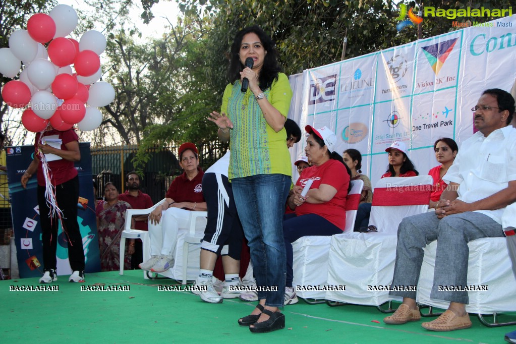 Health Minister Laxma Reddy flagged off COWE Walkathon, Hyderabad