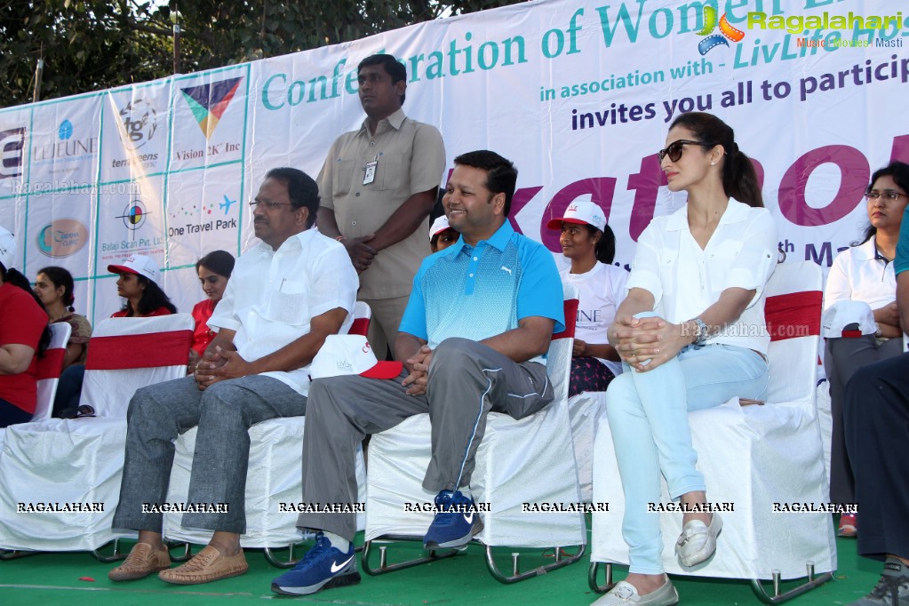 Health Minister Laxma Reddy flagged off COWE Walkathon, Hyderabad