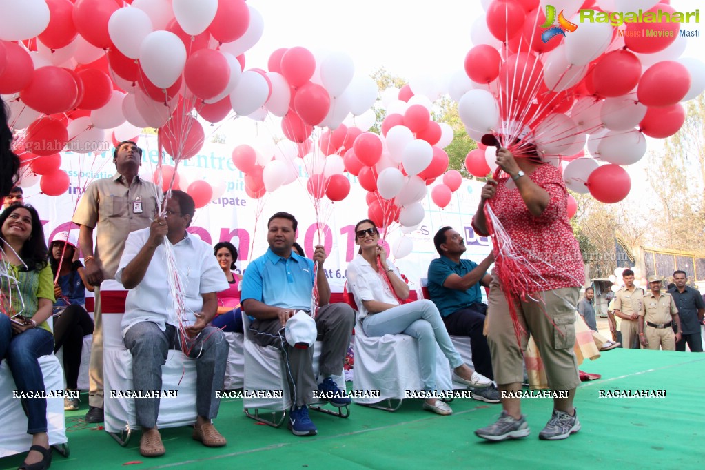 Health Minister Laxma Reddy flagged off COWE Walkathon, Hyderabad