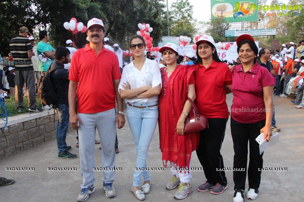 Health Minister Laxma Reddy flagged off COWE Walkathon, Hyderabad