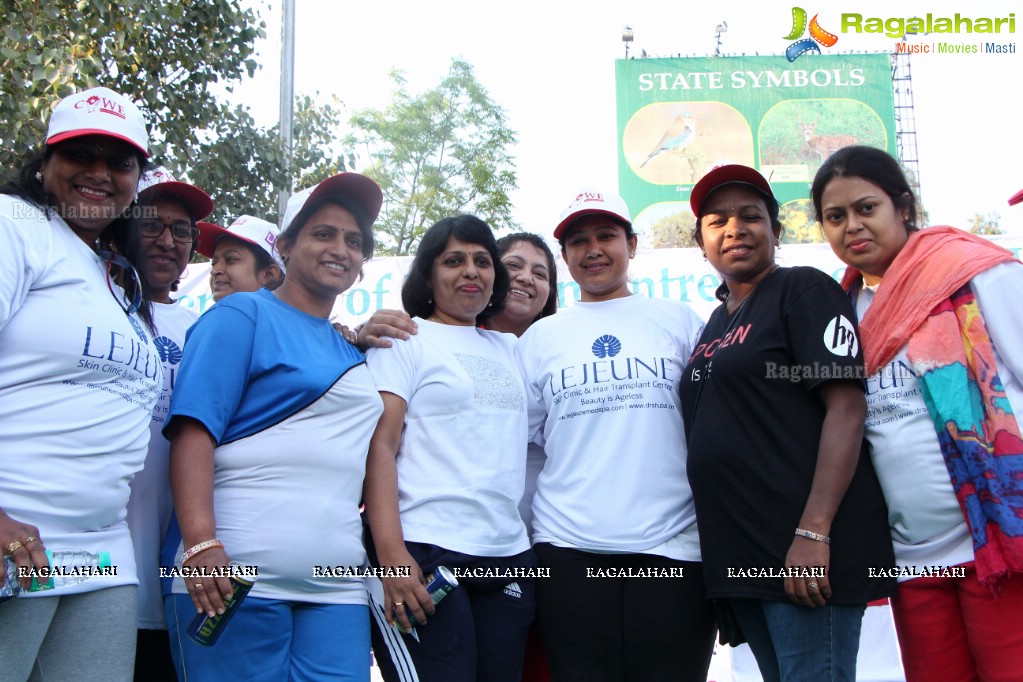 Health Minister Laxma Reddy flagged off COWE Walkathon, Hyderabad