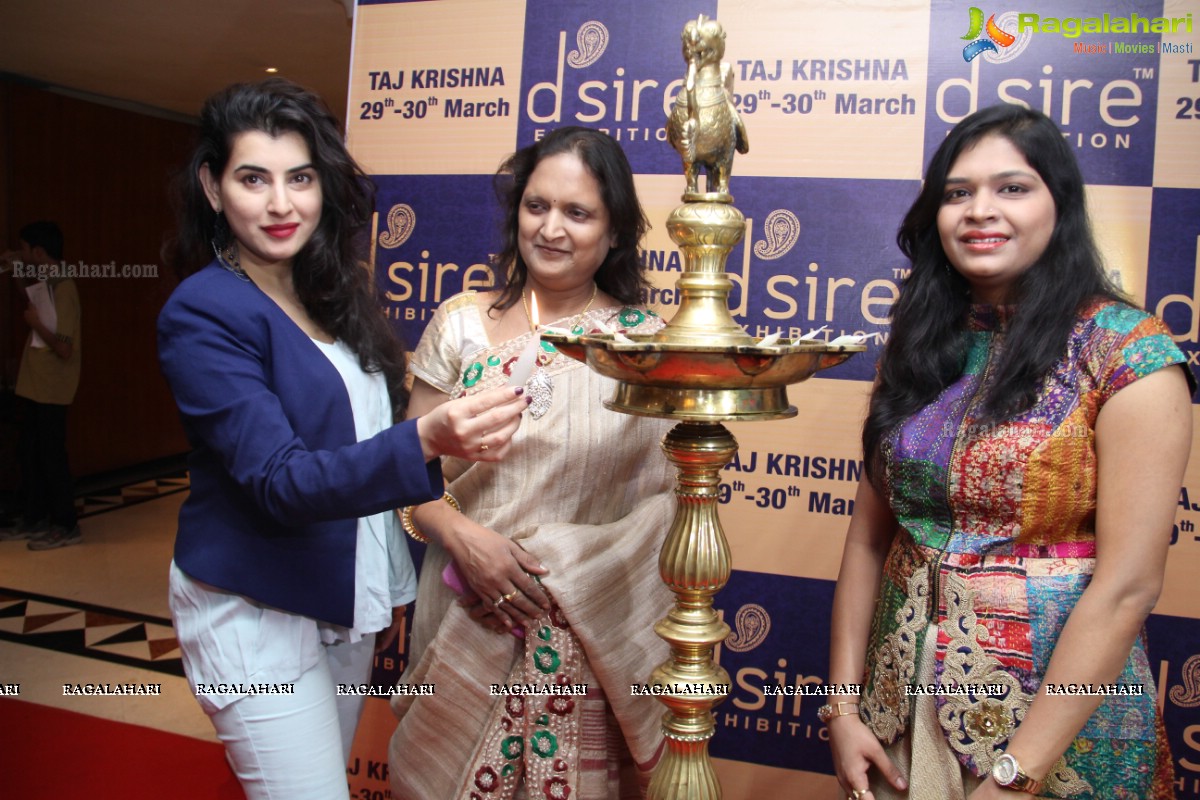 Archana Launches Desire Exhibition and Sale at Taj Krishna, Banjara Hills, Hyderabad