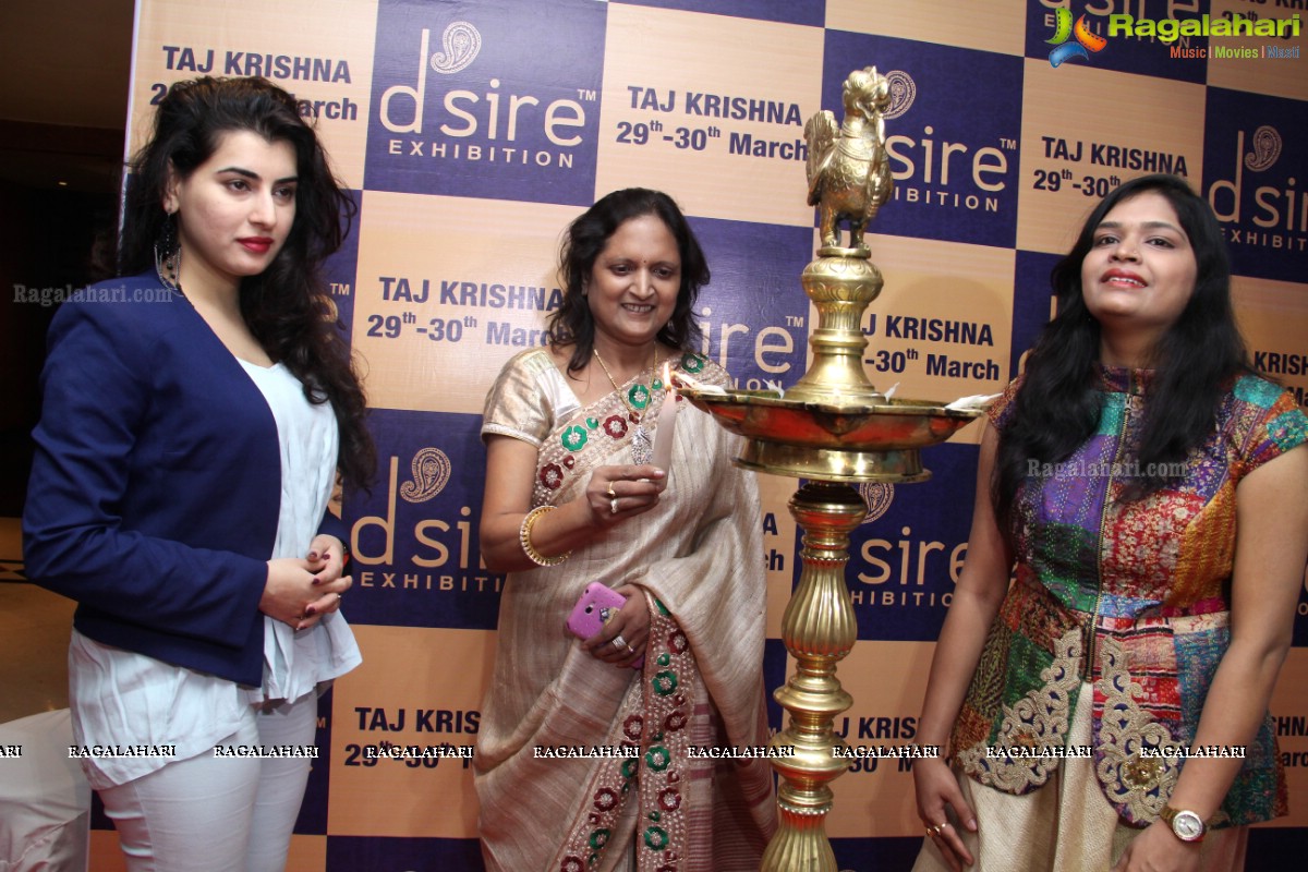 Archana Launches Desire Exhibition and Sale at Taj Krishna, Banjara Hills, Hyderabad