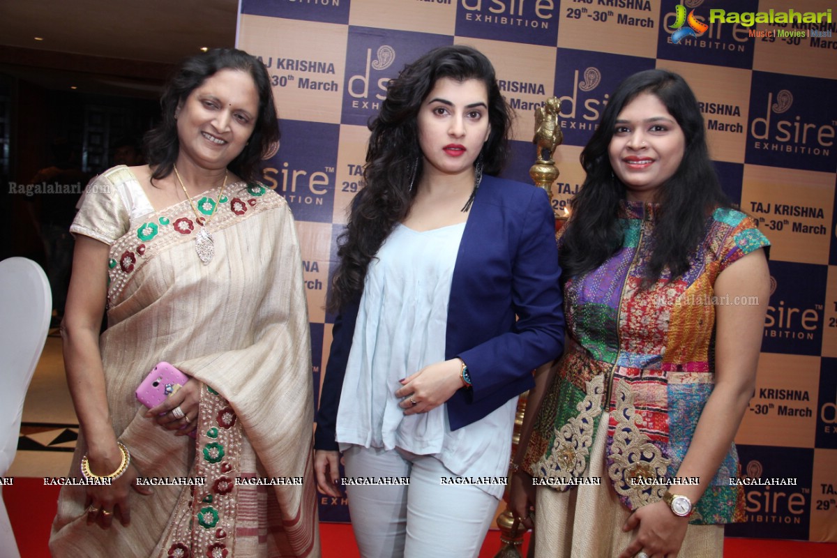 Archana Launches Desire Exhibition and Sale at Taj Krishna, Banjara Hills, Hyderabad