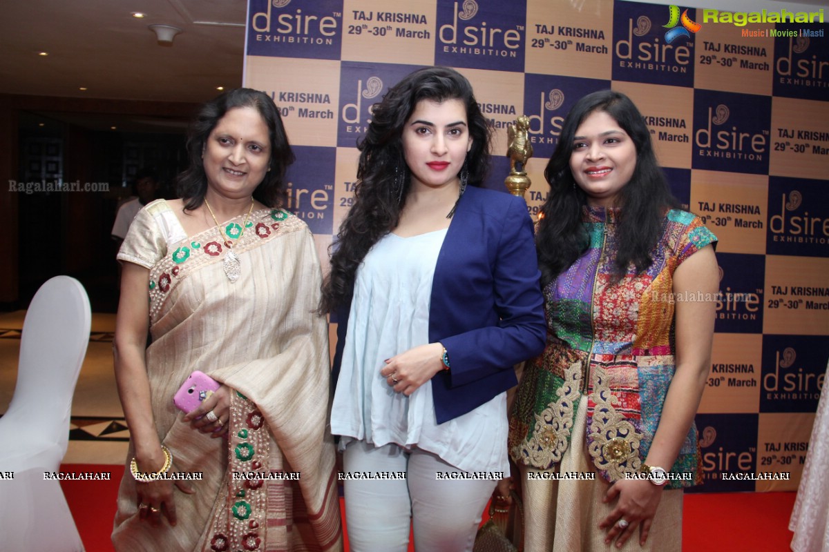 Archana Launches Desire Exhibition and Sale at Taj Krishna, Banjara Hills, Hyderabad