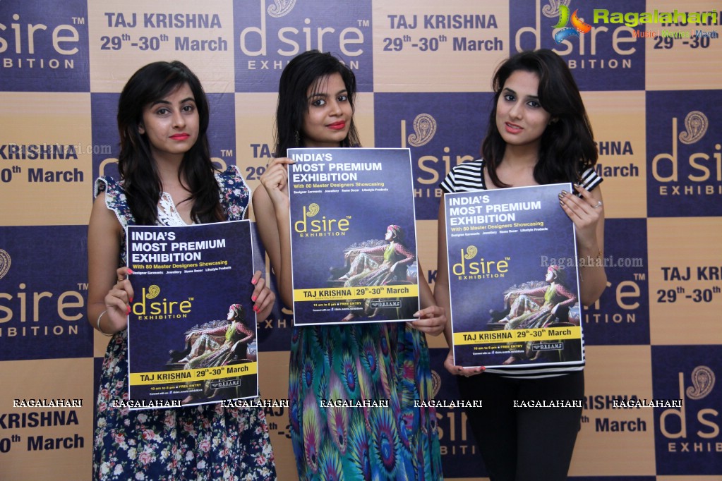 D'sire Exhibition and Sale (March 2016) Curtain Raiser at Marks Media Center, Hyderabad