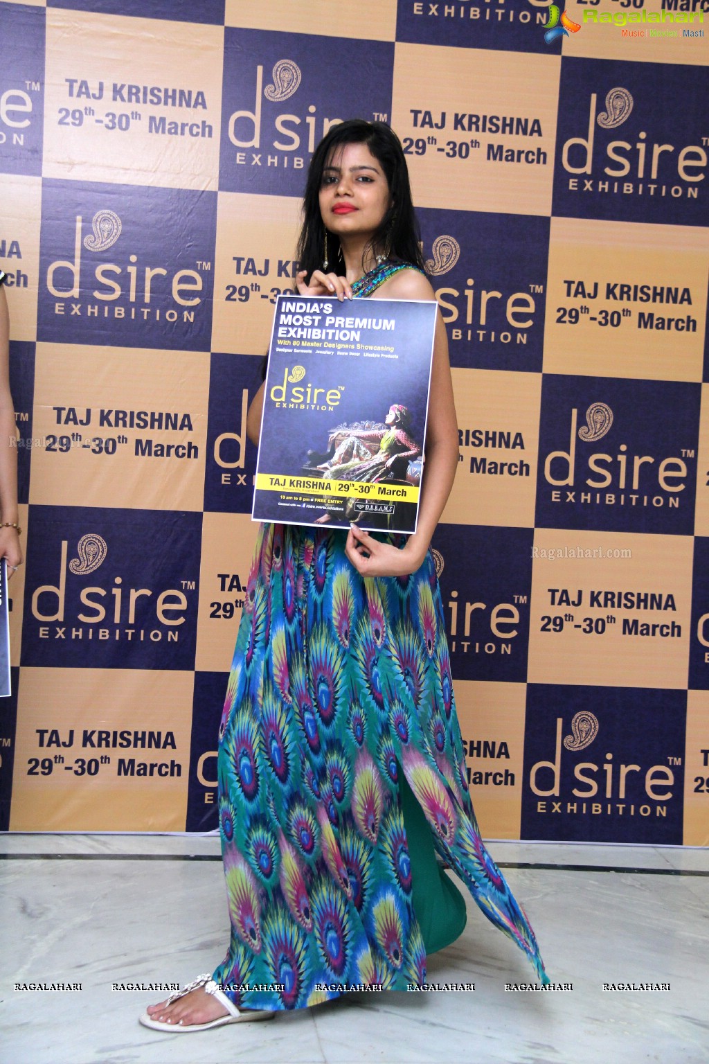 D'sire Exhibition and Sale (March 2016) Curtain Raiser at Marks Media Center, Hyderabad