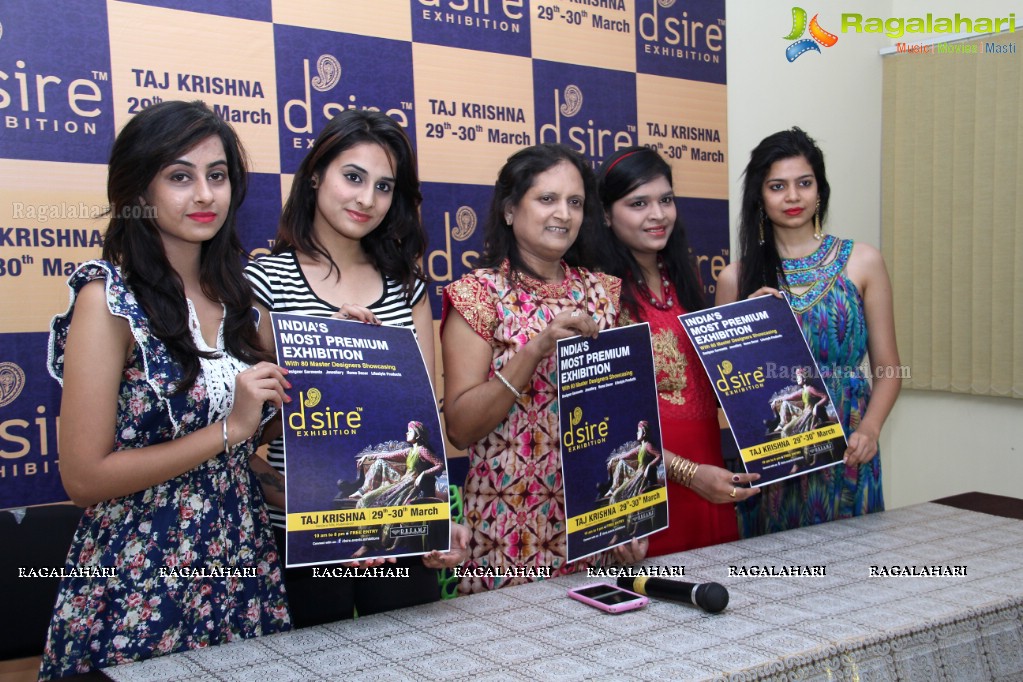 D'sire Exhibition and Sale (March 2016) Curtain Raiser at Marks Media Center, Hyderabad