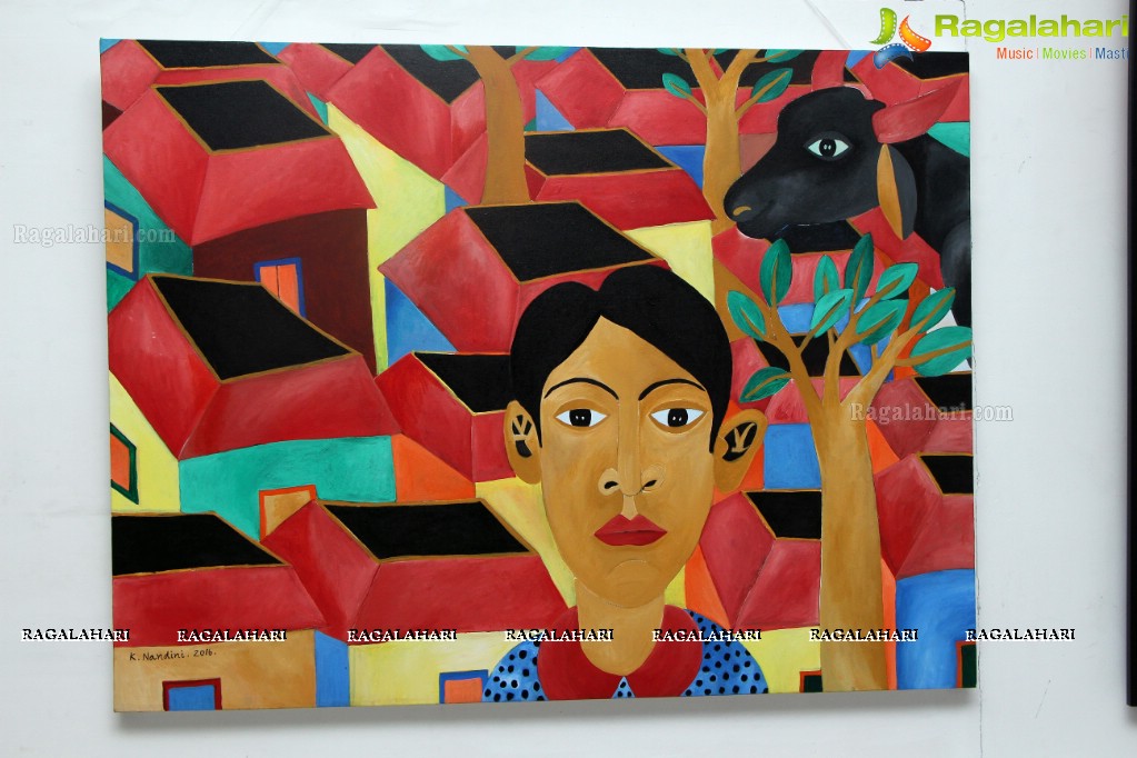 Gallery Space - Woman's Day Painting Exhibition, Hyderabad