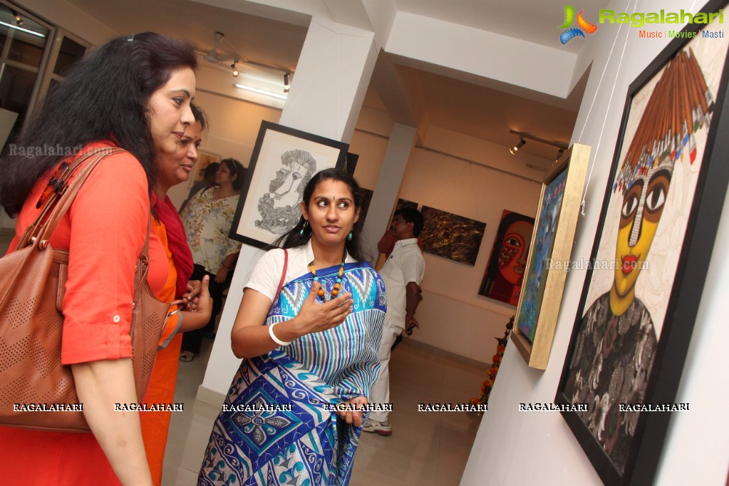 Gallery Space - Woman's Day Painting Exhibition, Hyderabad