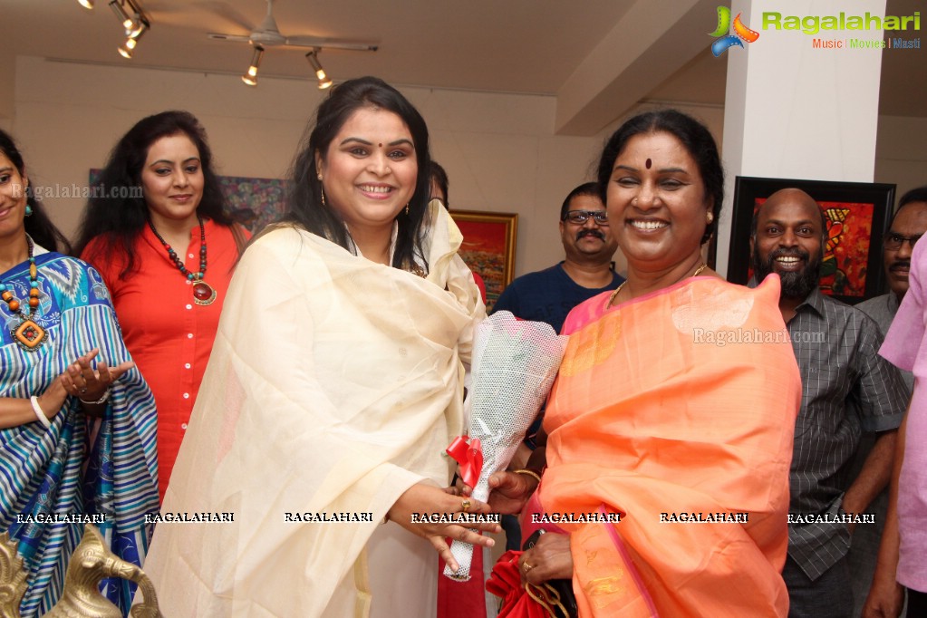 Gallery Space - Woman's Day Painting Exhibition, Hyderabad