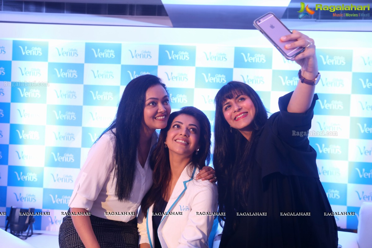 Press Meet - Kajal Aggarwal as Brand Ambassador for Gillette Venus