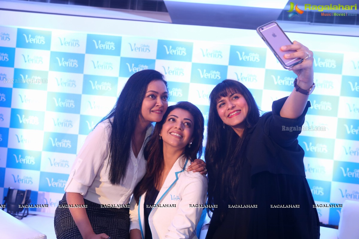 Press Meet - Kajal Aggarwal as Brand Ambassador for Gillette Venus