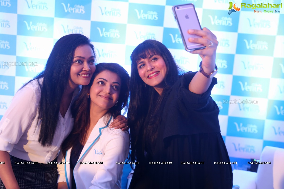 Press Meet - Kajal Aggarwal as Brand Ambassador for Gillette Venus
