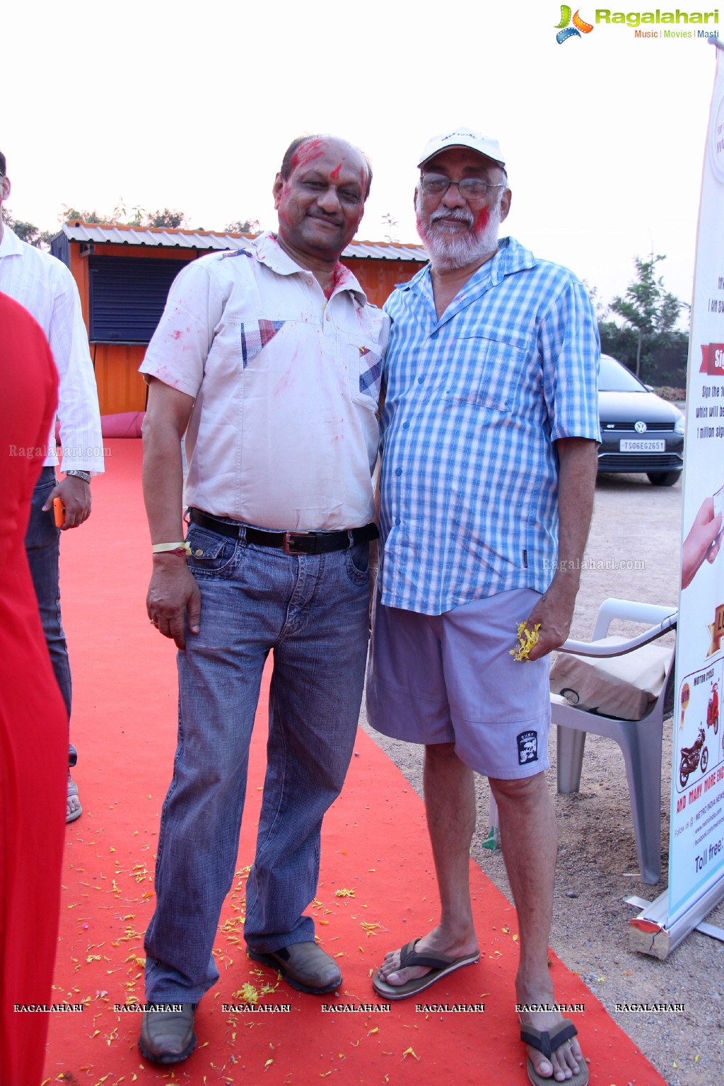 Holi Celebrations at Oro Sports Village, Hyderabad