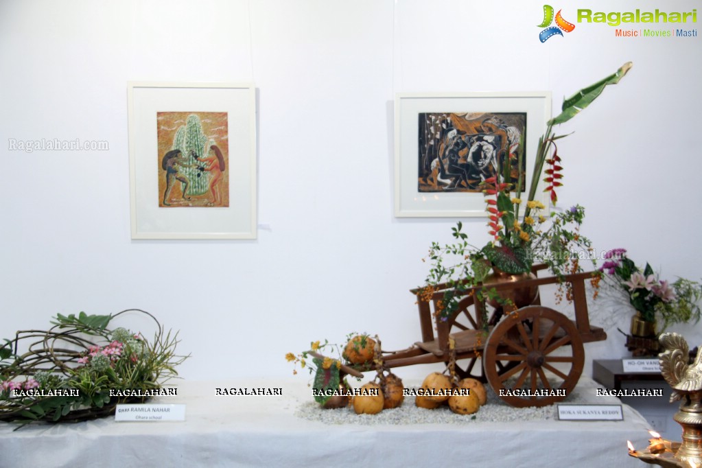 Ikebana Exhibition at DK Road, Hyderabad