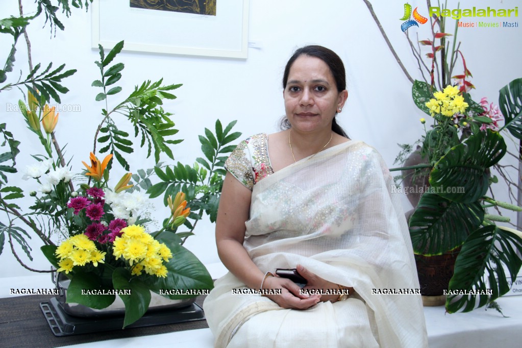 Ikebana Exhibition at DK Road, Hyderabad