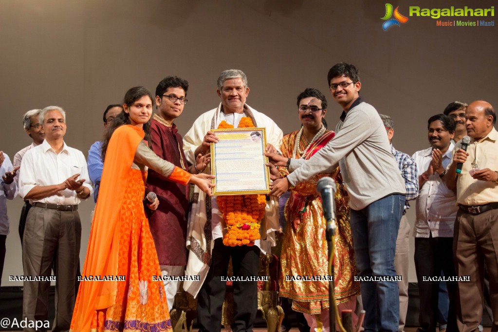 Kharagpur IIT Students felicitates Tanikella Bharani