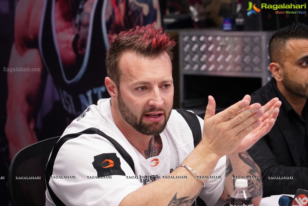 Kris Gethin's Gym Press Meet in Hyderabad