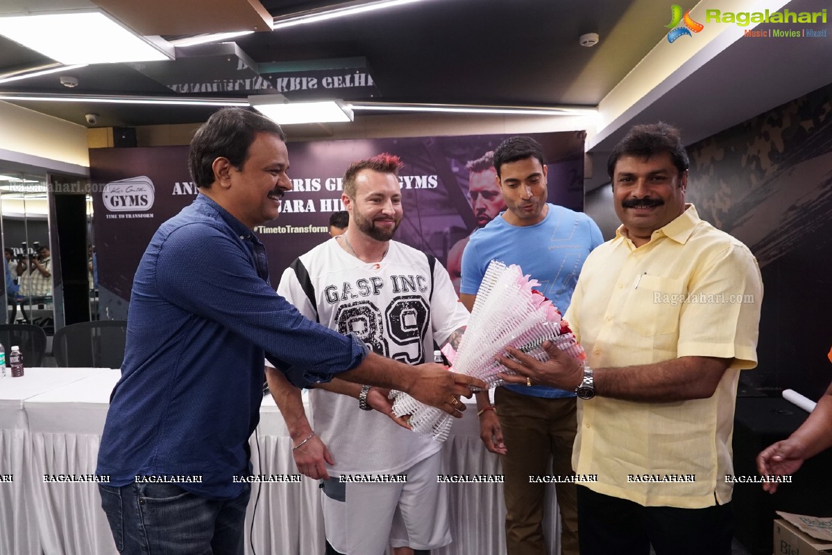 Kris Gethin's Gym Press Meet in Hyderabad