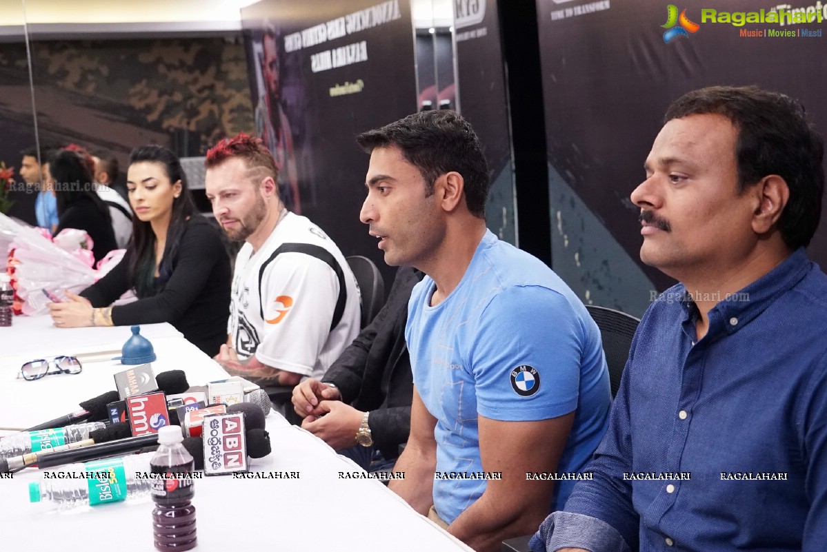 Kris Gethin's Gym Press Meet in Hyderabad