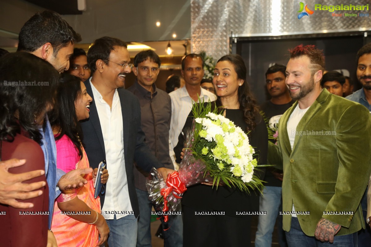 Namrata Shirodkar launches Kris Gethin's Gym, Hyderabad