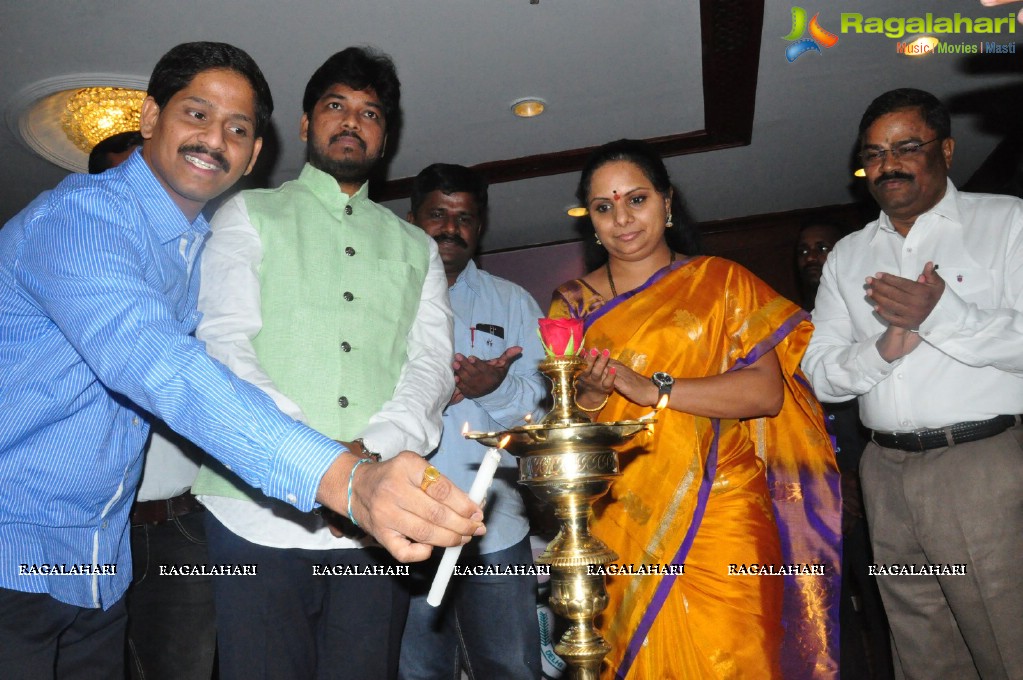 National Throwball Championship 2016 Logo Launch by Kalvakuntla Kavitha