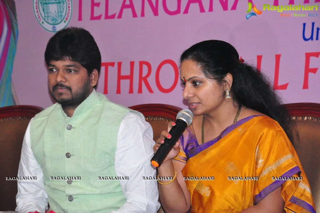 National Throwball Championship 2016 Logo Launch by Kalvakuntla Kavitha