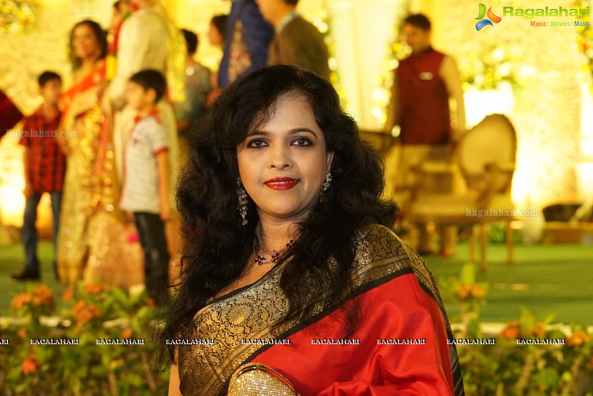 Grand Wedding Reception of Nikita Sharma & Ankit Sharma at Imperial Gardens 