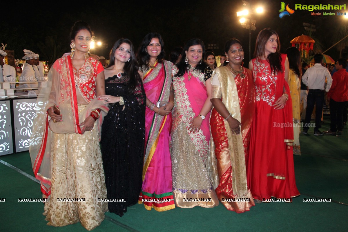 Grand Wedding Reception of Nikita Sharma & Ankit Sharma at Imperial Gardens 