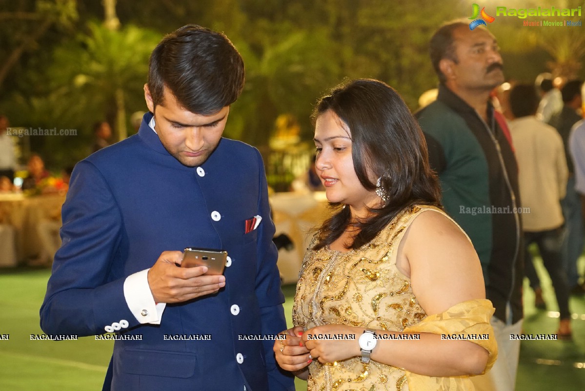 Grand Wedding Reception of Nikita Sharma & Ankit Sharma at Imperial Gardens 