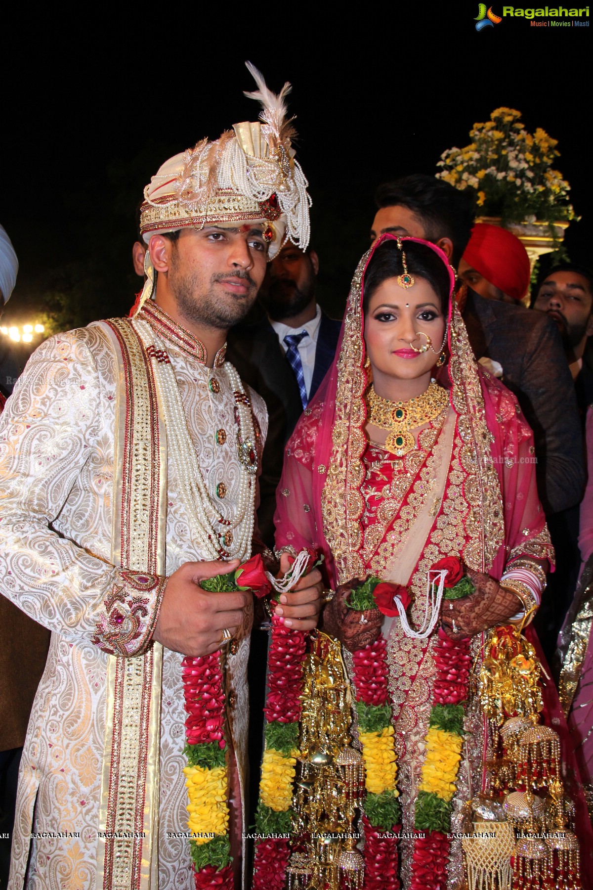 Grand Wedding Reception of Nikita Sharma & Ankit Sharma at Imperial Gardens 