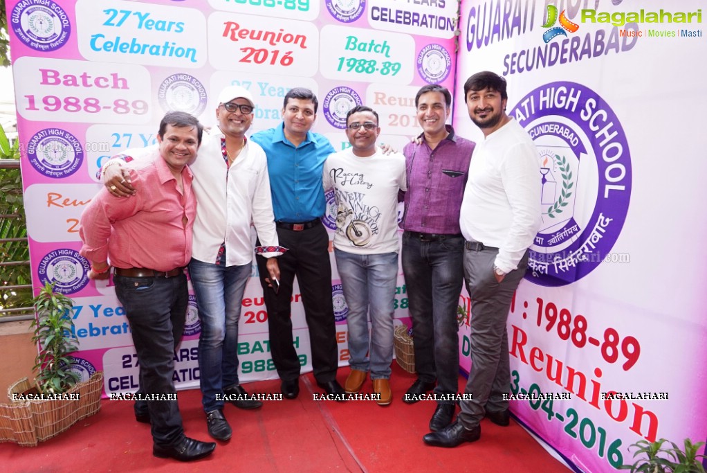 A Grand Re-Union Celebratations of Gujarati High School of 1989 Batch, Hyderabad