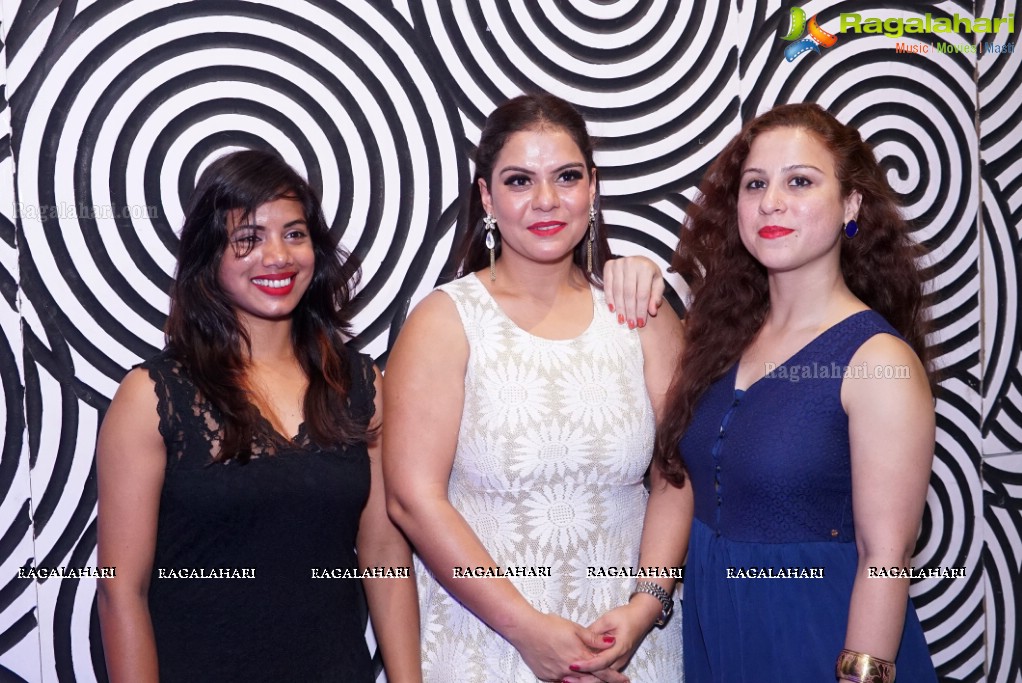 Sadhna and Poonam Birthday Bash at Vertigo-The High Life, Hyderabad