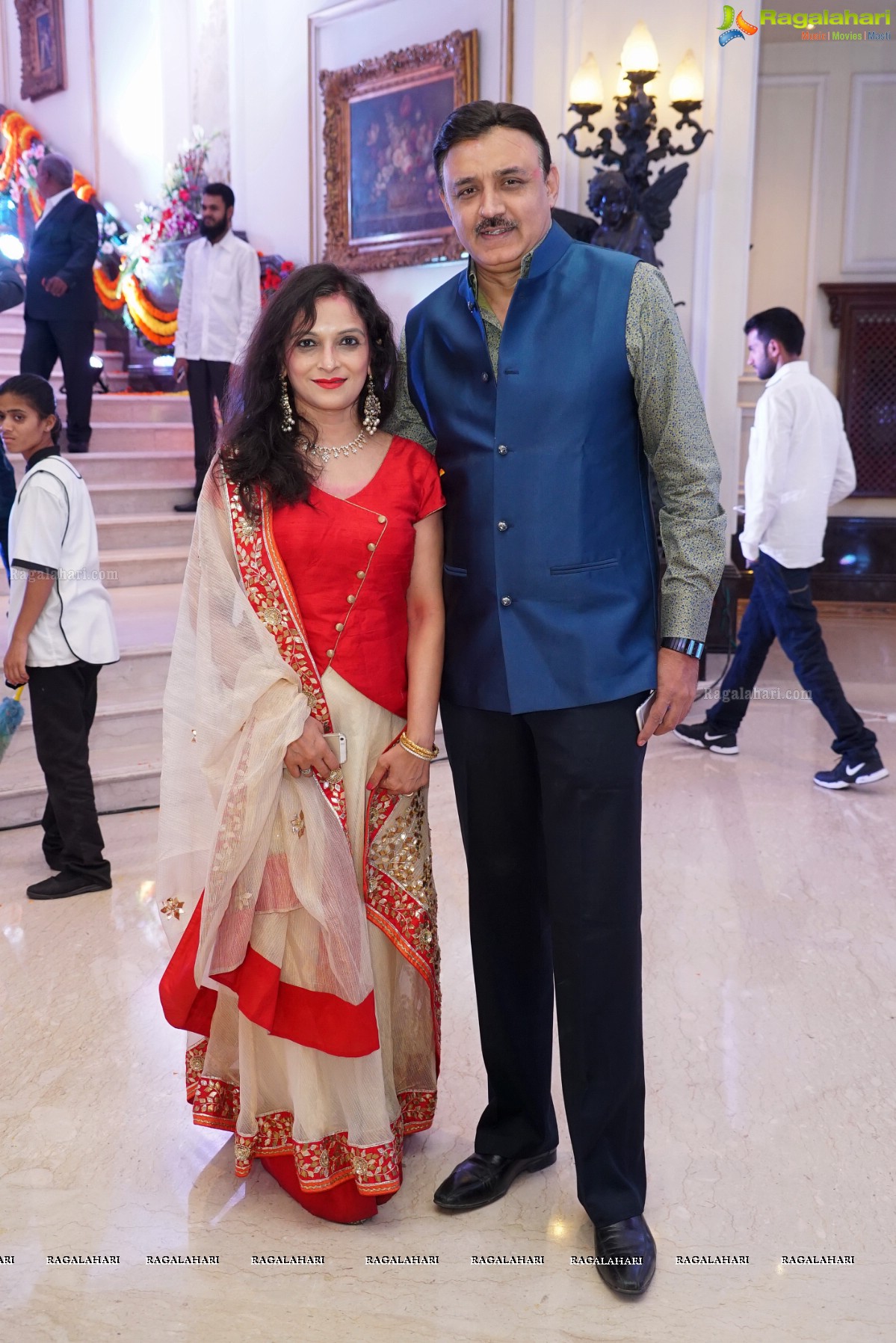 Grand Wedding Sangeet Celebrations of Nikita Sharma and Ankit Sharma at Taj Krishna