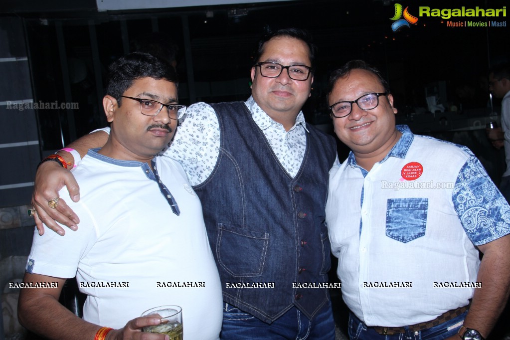 Grand Surprise Birthday Bash of Sanjay Gupta at Air Cafe Lounge, Hyderabad