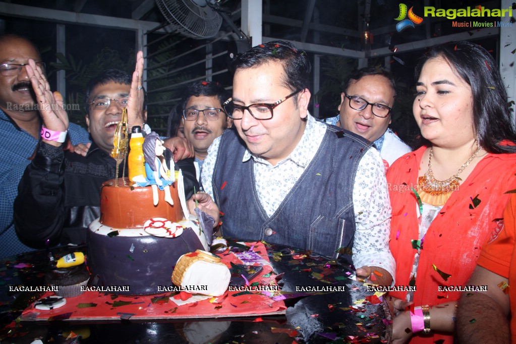 Grand Surprise Birthday Bash of Sanjay Gupta at Air Cafe Lounge, Hyderabad