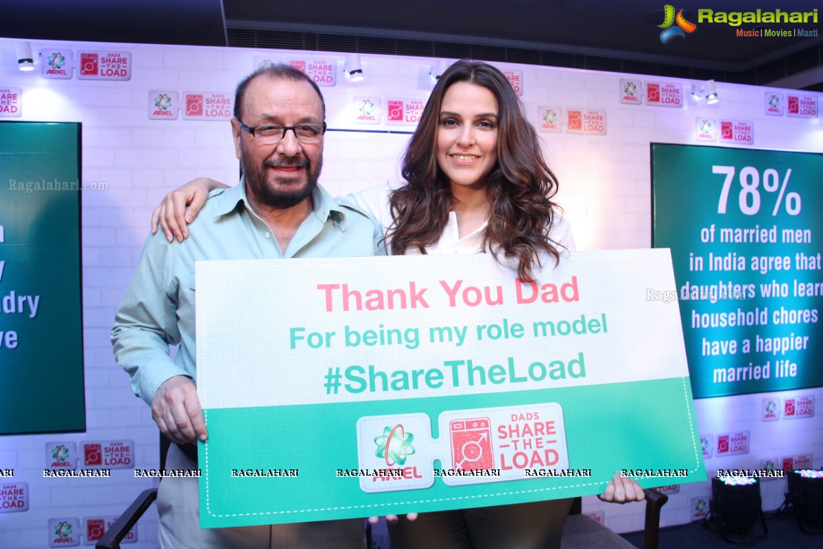 Ariel Share the Load Campaign with Neha Dhupia at Taj Deccan, Hyderabad