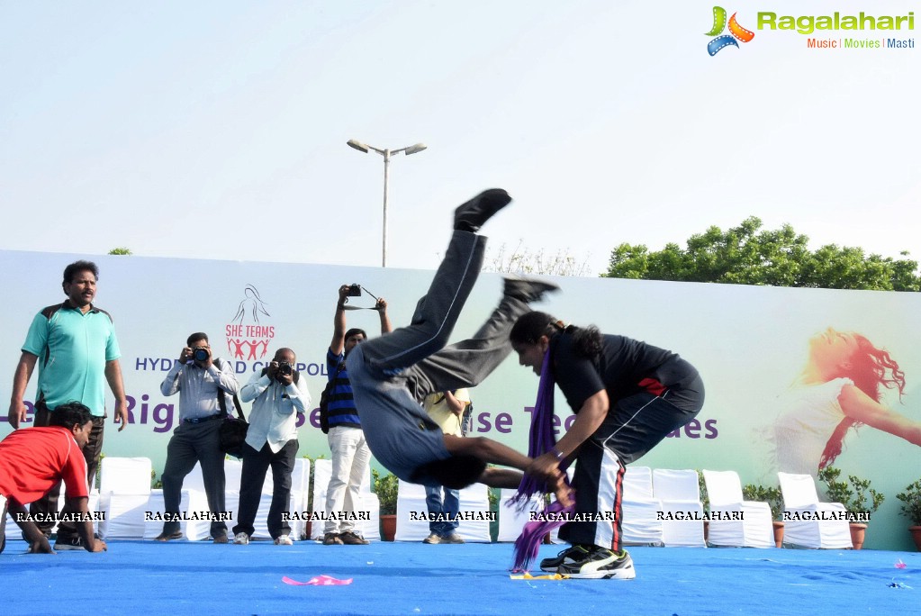 She Team Poster Launch by Ram Charan and Lakshmi Manchu