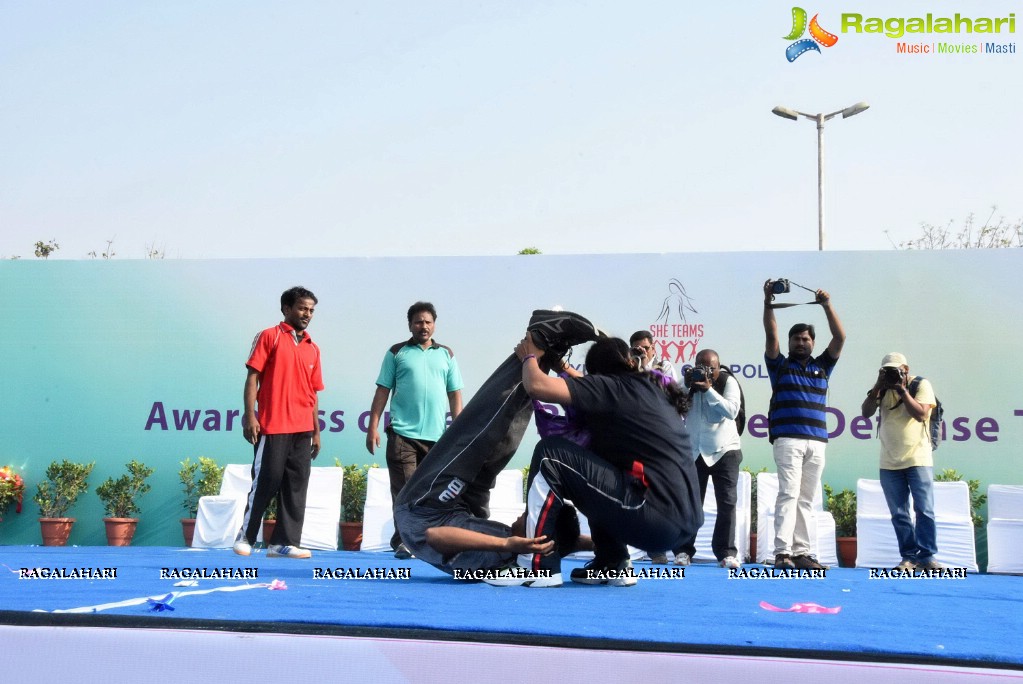 She Team Poster Launch by Ram Charan and Lakshmi Manchu