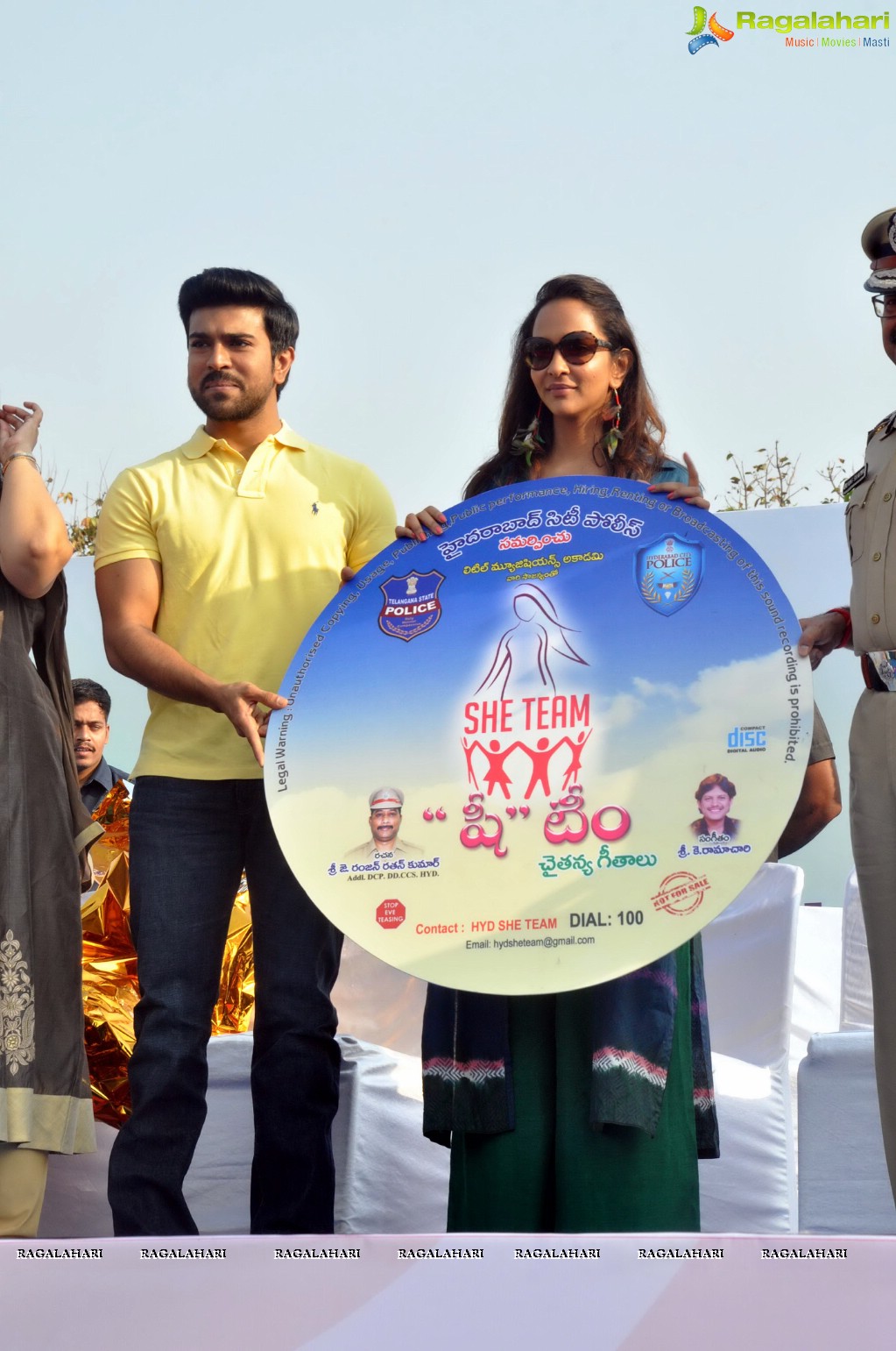 She Team Poster Launch by Ram Charan and Lakshmi Manchu