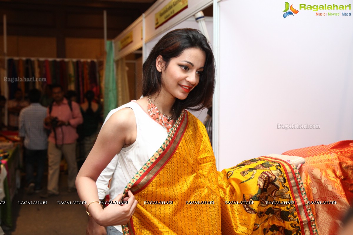 Sindhura Kaviti launches Silk Expo 2016 at The Gateway Hotel, Vizag