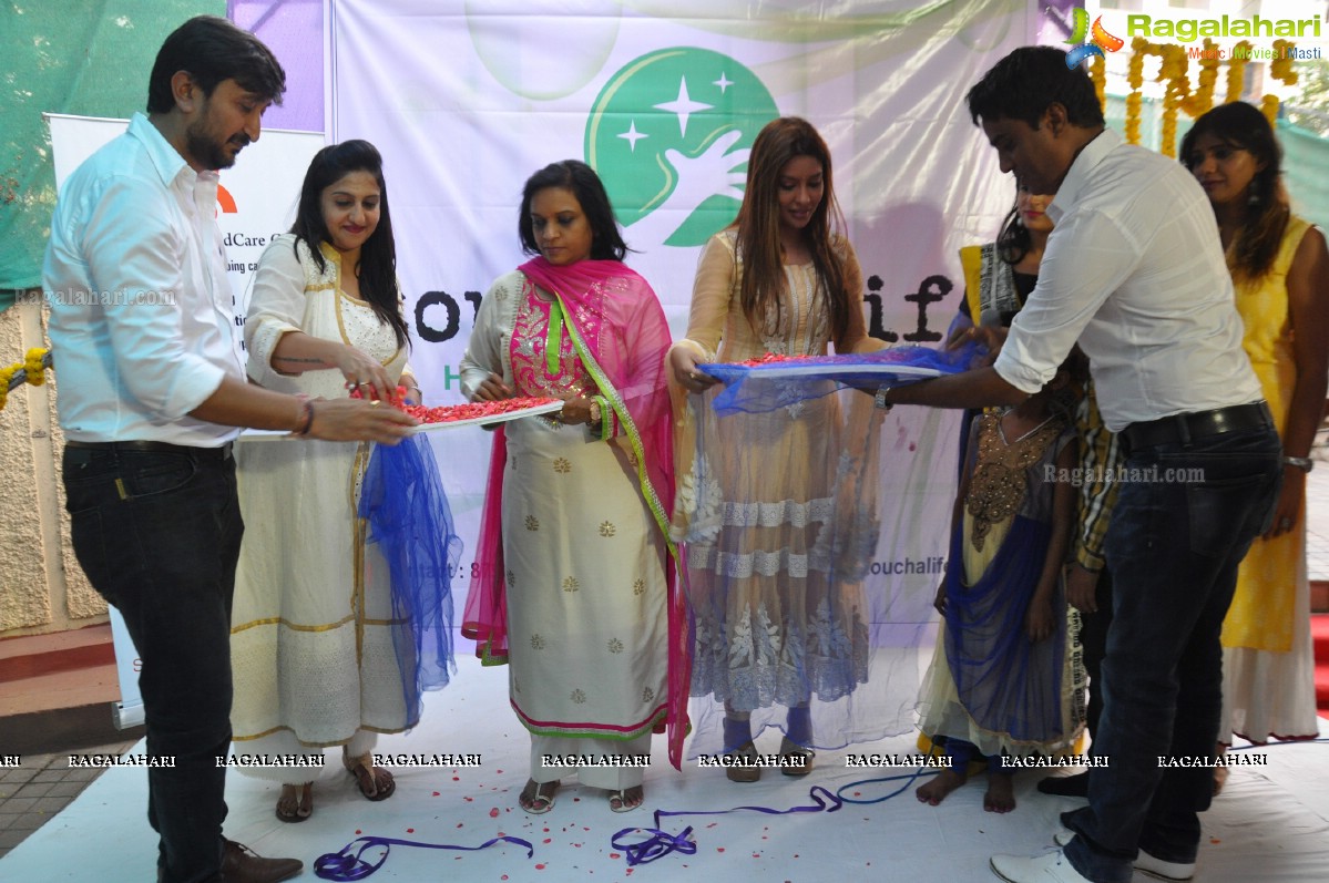 Payal Ghosh launches Touch A Life Foundation in Hyderabad