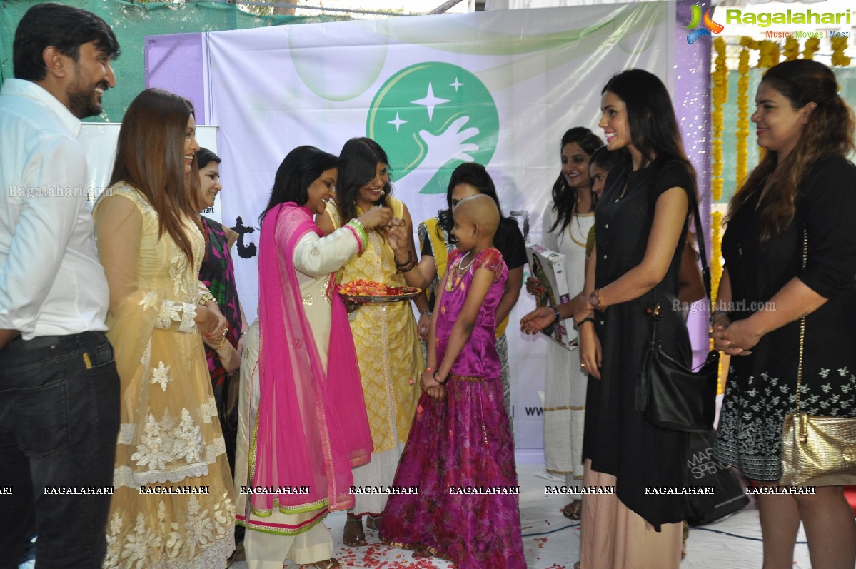 Payal Ghosh launches Touch A Life Foundation in Hyderabad