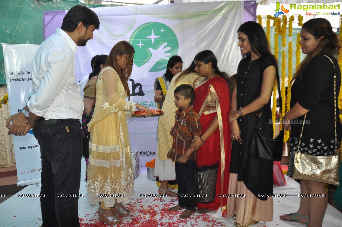 Payal Ghosh launches Touch A Life Foundation in Hyderabad