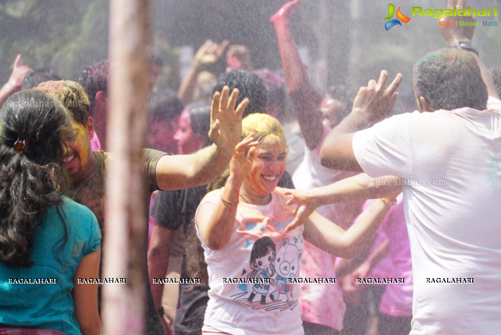 Grand Holi Celebrations 2016 by Utsav Colours Media in Hyderabad