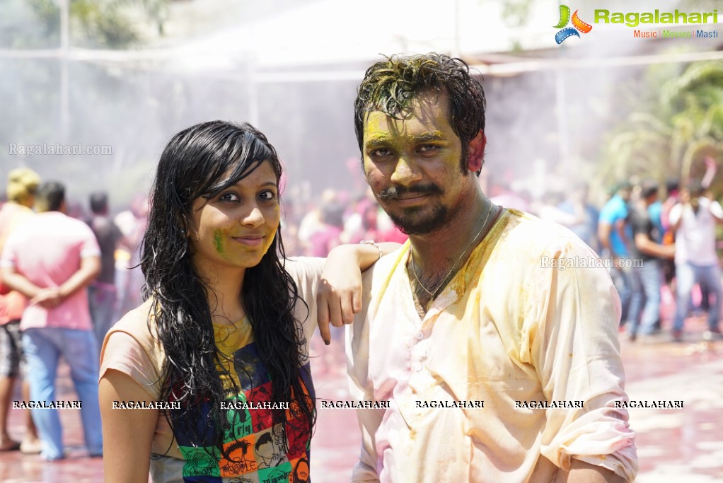 Grand Holi Celebrations 2016 by Utsav Colours Media in Hyderabad