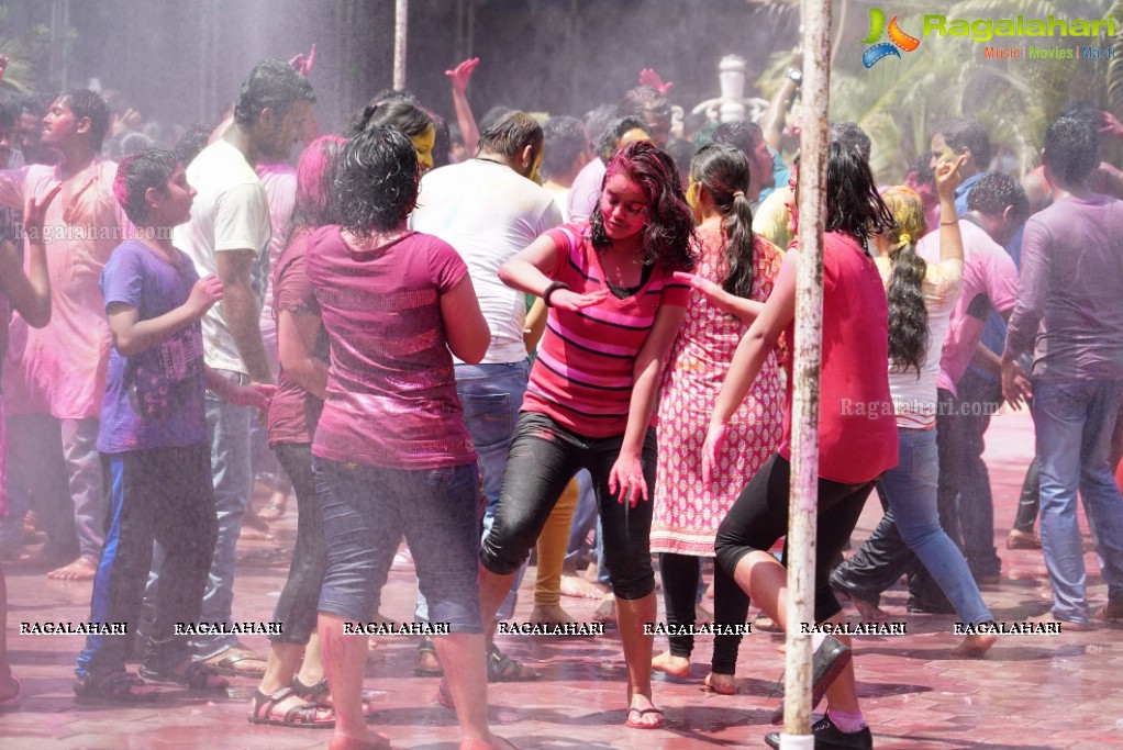 Grand Holi Celebrations 2016 by Utsav Colours Media in Hyderabad