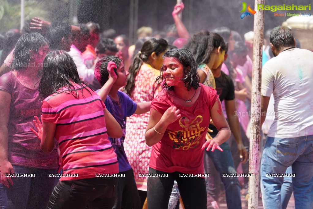 Grand Holi Celebrations 2016 by Utsav Colours Media in Hyderabad