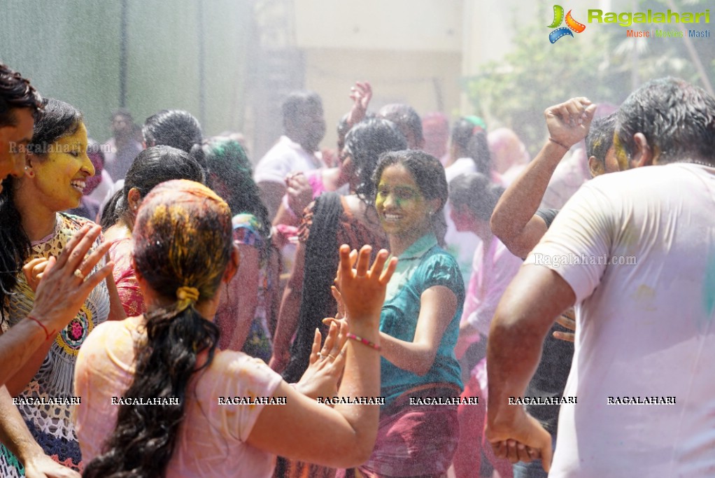 Grand Holi Celebrations 2016 by Utsav Colours Media in Hyderabad